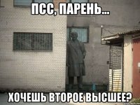 псс, парень... хочешь второе высшее?