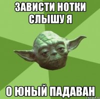 Зависти нотки слышу я О юный падаван