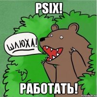 PSIX! РАБОТАТЬ!