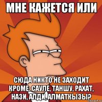 Мне кажется или сюда никто не заходит кроме: Сауле, Таншу, Рахат, Нази, Алди, Алматкызы?