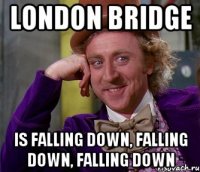 LONDON BRIDGE IS FALLING DOWN, FALLING DOWN, FALLING DOWN