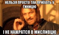 нельзя просто так приїхать у тиницю і не нажратся в мисливцю