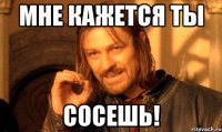 МНЕ КАЖЕТСЯ ТЫ СОСЕШЬ!