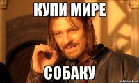 купи Мире собаку