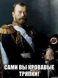  САМИ ВЫ КРОВАВЫЕ ТРЯПКИ!