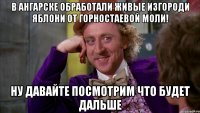 В Ангарске обработали живые изгороди яблони от горностаевой моли! ну давайте посмотрим что будет дальше