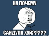 ну почему Сандула хуй?????