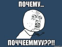 Почему... ПОЧЧЕЕММУУ??!!