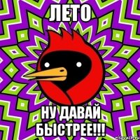 Лето ну давай быстрее!!!