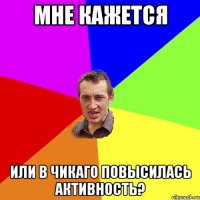 МНЕ КАЖЕТСЯ ИЛИ В ЧИКАГО ПОВЫСИЛАСЬ АКТИВНОСТЬ?