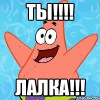 ТЫ!!!! ЛАЛКА!!!