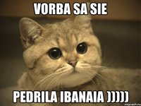 Vorba sa sie Pedrila Ibanaia )))))