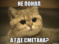 не понял, а где сметана?