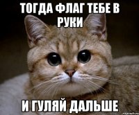 Тогда флаг тебе в руки и гуляй дальше