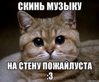 Скинь музыку на стену пожайлуста :3