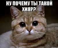 Ну почему ты такой хияр? 