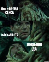 Леви:ВРЕМЯ СЕКСА nubin.skif:ЧТО ЛЕВИ:ООО ДА