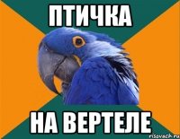 птичка на вертеле