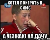 ХОТЕЛ ПОИГРАТЬ В СИМС А УЕЗЖАЮ НА ДАЧУ