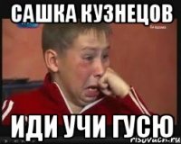 Сашка Кузнецов Иди учи гусю
