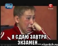 Я СДАЮ ЗАВТРА ЭКЗАМЕН....