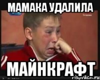 мамака удалила майнкрафт