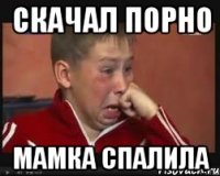 Скачал порно Мамка спалила