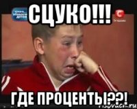 сцуко!!! где проценты??!