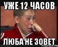 Уже 12 часов Люба не зовет