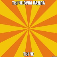 Ты че сука падла Ты че