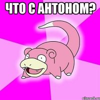 ЧТО С АНТОНОМ? 