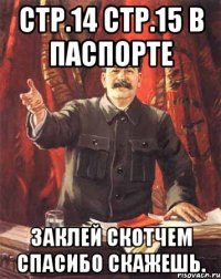 стр.14 стр.15 в паспорте заклей скотчем Спасибо скажешь.