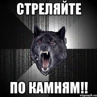 стреляйте ПО КАМНЯМ!!