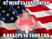 От меня съебал питон Я наберу 10 тонн ска