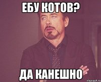 ЕБУ КОТОВ? ДА КАНЕШНО