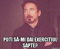  poti să-mi dai exercitiul sapte?