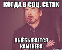 Когда в соц. сетях Выёбывается Каменева