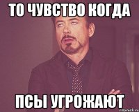 То чувство когда псы угрожают