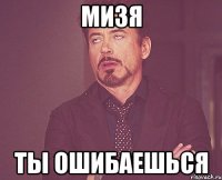 Мизя ты ошибаешься