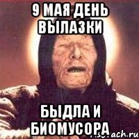 9 МАЯ ДЕНЬ ВЫЛАЗКИ БЫДЛА И БИОМУСОРА