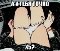 А у тебя точно Х5?