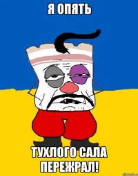 Я опять тухлого сала пережрал!