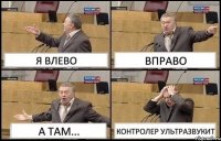 Я ВЛЕВО ВПРАВО А ТАМ... КОНТРОЛЕР УЛЬТРАЗВУКИТ