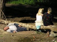 Создать мем Бабки думают что