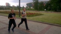 Создать мем Сашка - бегун