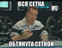 вся сетка обтянута сеткой