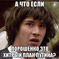 А что если Порошенко это хитрый план Путина?