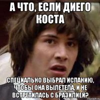 А ЧТО, ЕСЛИ ДИЕГО КОСТА СПЕЦИАЛЬНО ВЫБРАЛ ИСПАНИЮ, ЧТОБЫ ОНА ВЫЛЕТЕЛА, И НЕ ВСТРЕТИЛАСЬ С БРАЗИЛИЕЙ?