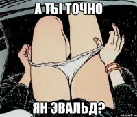 А ты точно Ян Эвальд?