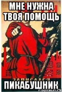 Мне нужна твоя помощь Пикабушник